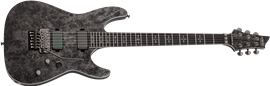Schecter DIAMOND SERIES Ernie C  C-1 Satin Black Reign   6-String Electric Guitar 2023